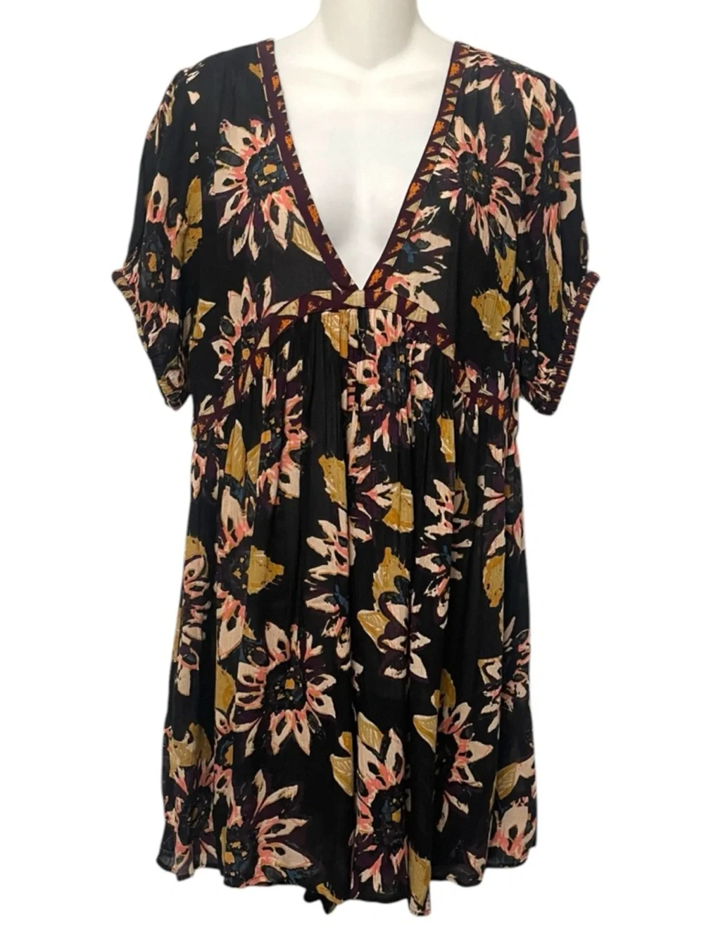 NWT FREE PEOPLE One the Edge Floral Romper M